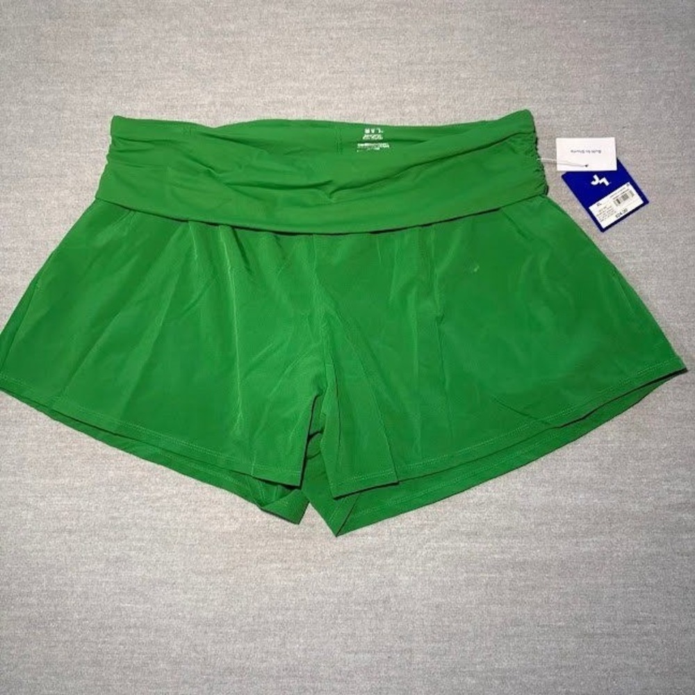 JoyLab Women XL Green Built-In Shorts Athletic Skort High Rise Recycled Stretch